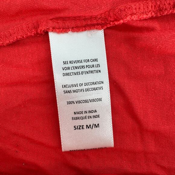 Bobeau Coral Flowy Embroidered Tank Top Womens Medium Boho Western Hippie - Picture 5 of 9